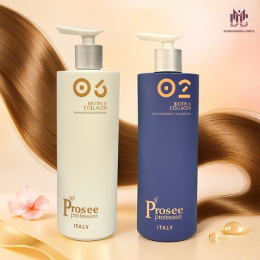 Cặp Dầu Gội Xả Prosee IS-2/IC-1 730ml – Xu hướng Italya Chống Gàu & Ngăn Rụng Tóc Tối Ưu - Mỹ phẩm Prosee