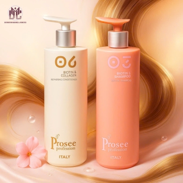 Cặp Dầu Gội Xả Prosee IS-3/IC-1 730ml– Xu hướng Italya Kiềm Dầu, Làm Sạch Bết & Cho Tóc Tơi Phồng Tự Nhiên - Mỹ phẩm Prosee